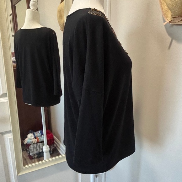 Ruby Rd Embellished Tee - NWOT! - Picture 3 of 9